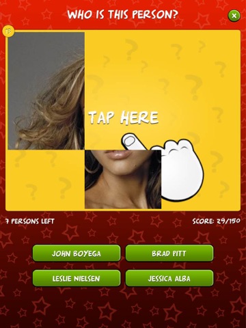 Screenshot #4 pour célébrité photos Quiz - gratuitement célébrités image des jeux de mots