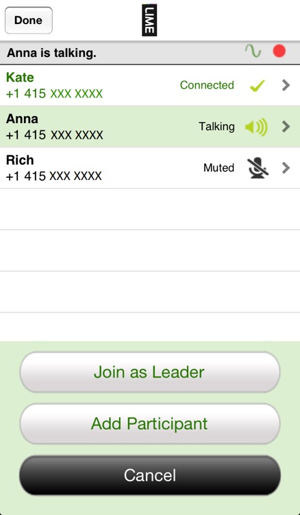 LIME Conferencing Controller