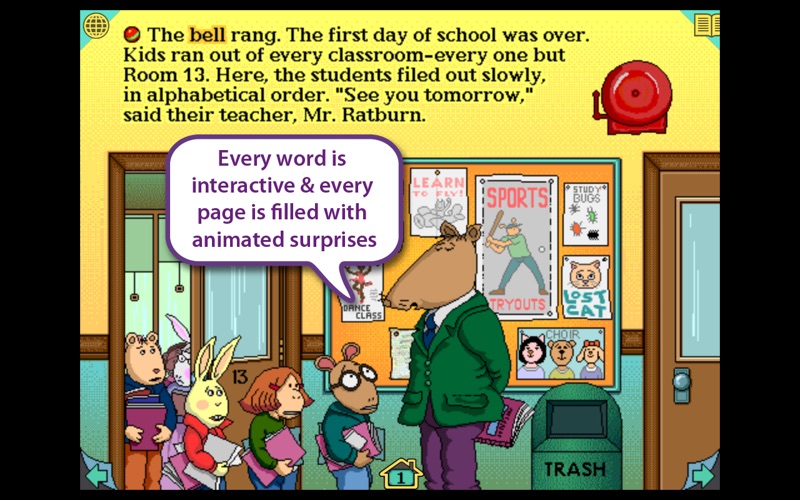 arthur's teacher trouble iphone screenshot 3