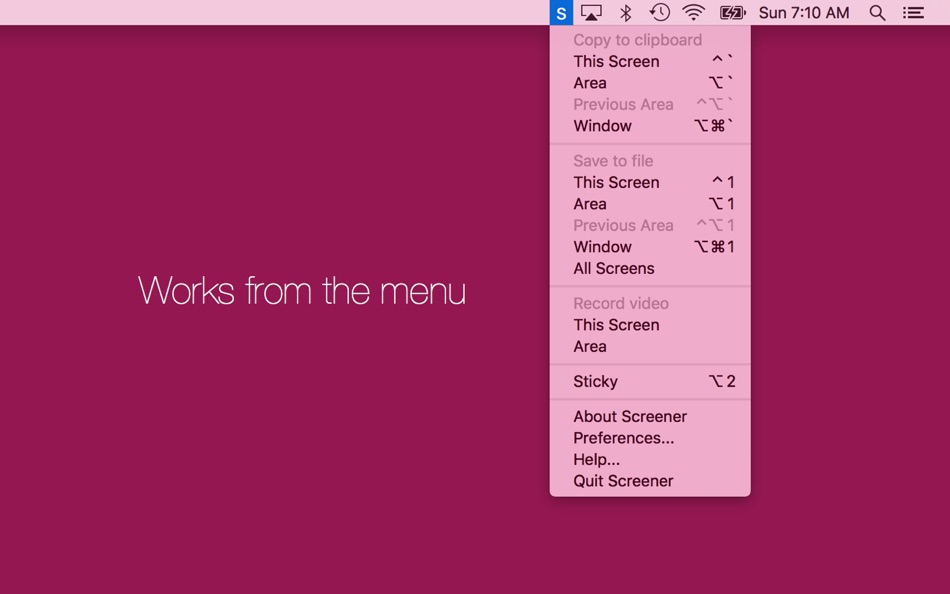 #1. Screener: Screenshot Utility (macOS) 由: Mohannad Hashem