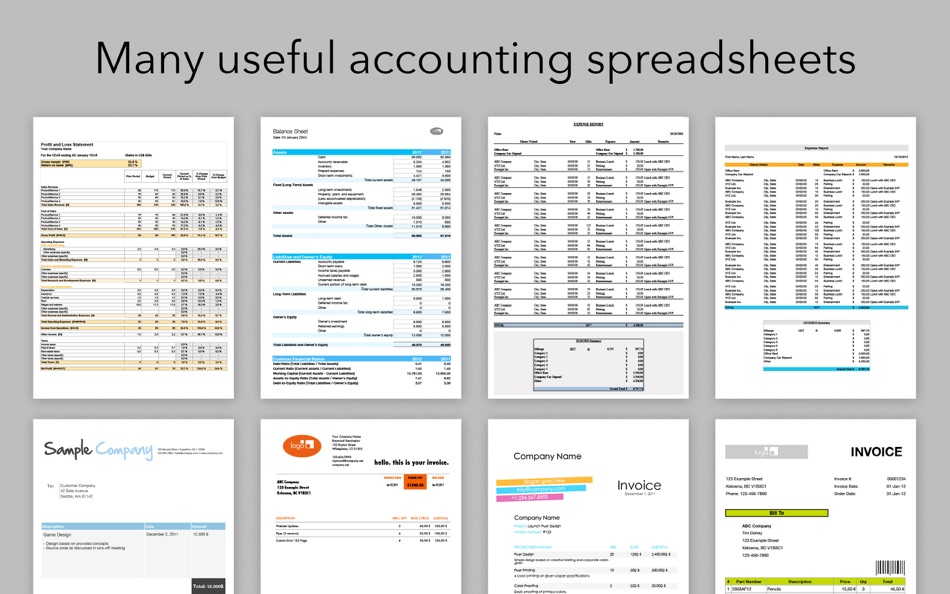 #2. Templates for Excel Pro (macOS) Podle: Made for Use