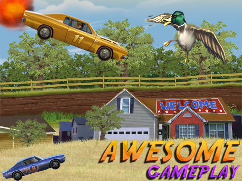 Abbeville Redneck Duck Chase HD - Turbo Car Racing Game screenshot 3