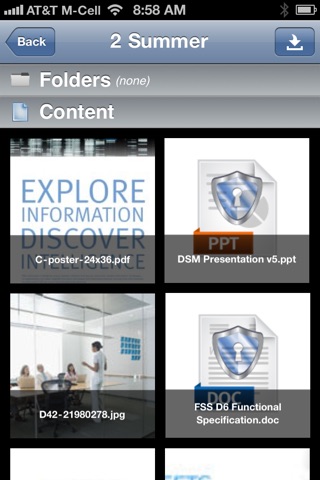 EMC Documentum Mobile screenshot 2
