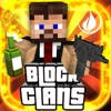 Block Clans - Pixel World Gun in 3D Block Style Survival PE (Pocket Edition)