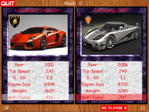 Supercar Card Game screenshot 3