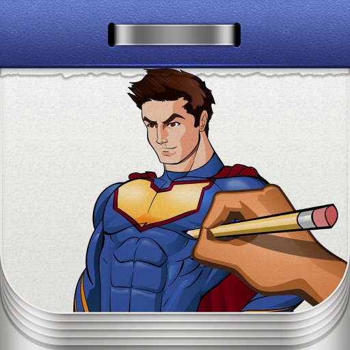 How to Draw Superheros iOS App