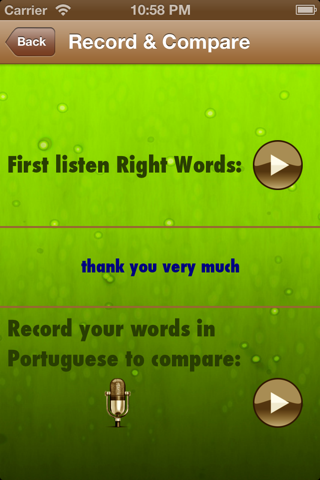 Learn Portuguese Phrases In Female Voice free screenshot 4