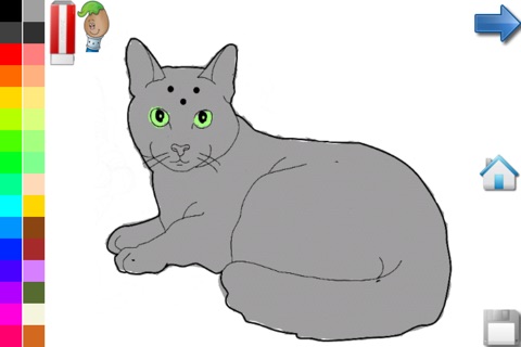 Coloring Book: Cats and Kittens ! Coloring Pages for Toddlers screenshot 2