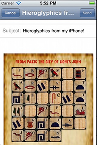 Hieroglyphics Writer screenshot 3