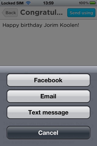 Easy B'day - birthday reminder screenshot 3