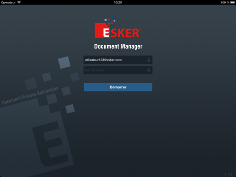 Screenshot #4 pour Esker Document Manager