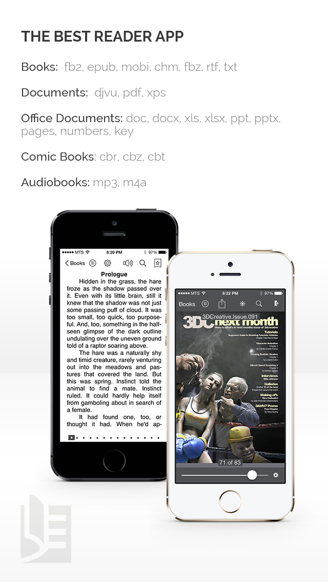 TotalReader for iPhone - The BEST eBook reader for epub, fb2, pdf, djvu, mobi, rtf, txt, chm, cbz, cbr Screenshot