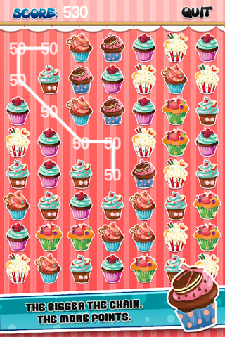 Cupcakes Match Mania - Cake Connect FREE screenshot 2