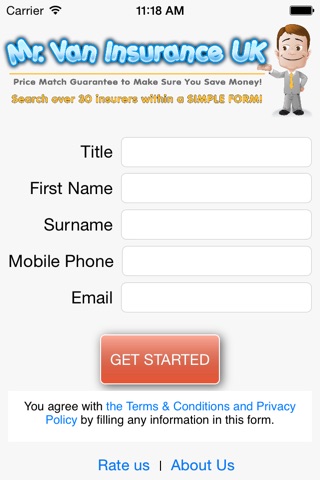 Mr Van Insurance UK screenshot 2