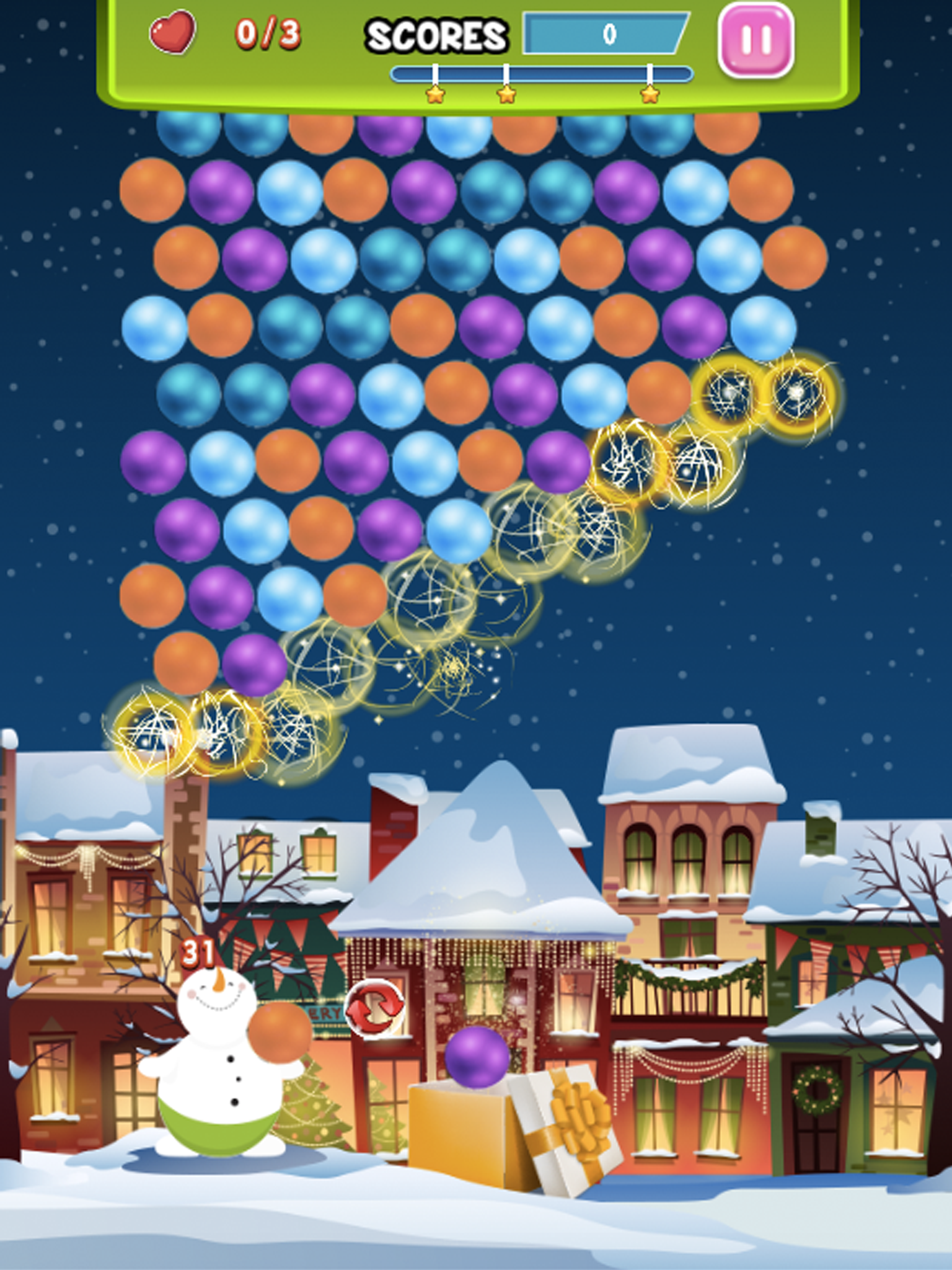 Winter Wonders Deluxe - New Bubble Shooter Mania Free Puzzle screenshot 8