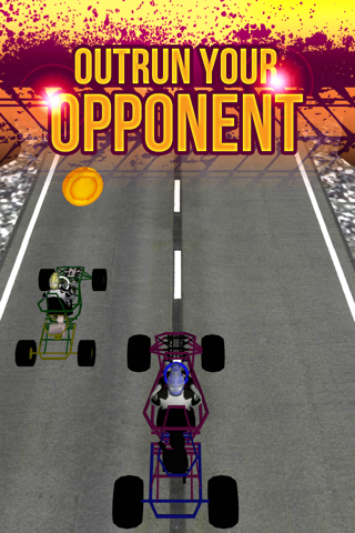 3D Go Kart Racing Madness By Street Driving Escape Simulator Game For Teens Free screenshot 3