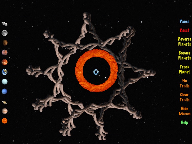 Gillian's Planets - Orbital Planet Simulator and Screensaver