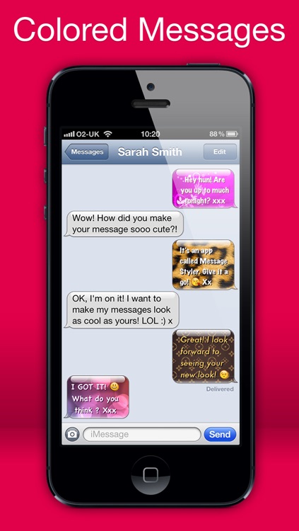 Message Styler - Color messages for iMessage and MMS + Emoji