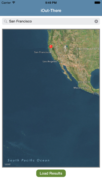 iOut-There - Search and View pictures around the world iPhone screenshot
