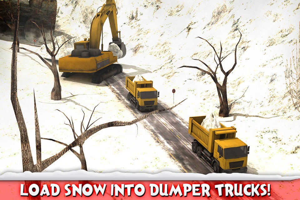 Snow Plow Rescue Truck Driving 3D Simulator screenshot 4