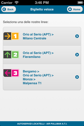 Orio Shuttle Mobile screenshot 2