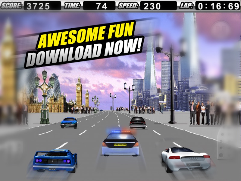 A Cop Chase Car Race 3D FREE - By Dead Cool Apps screenshot 10