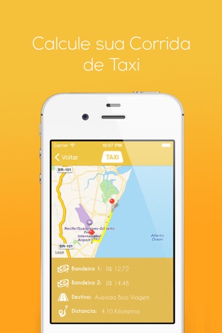 Taxi Tarifas Brasil - Seu Taxímetro de Bolso screenshot 2
