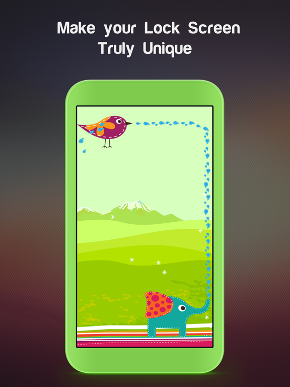 Lock Screen Maker - Customize your lockscreen with beautiful & colorful Themes by FexyLock screenshot
