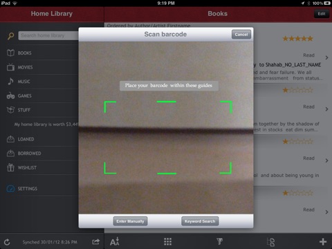 Home Library Lite For iPad screenshot 4