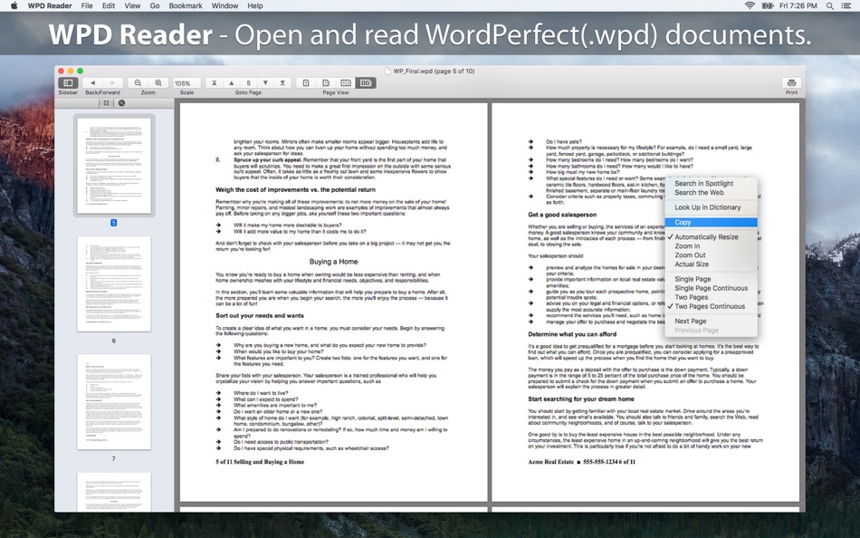WPD Reader : for WordPerfect - 3.1 - (macOS)