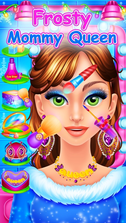 Frosty Christmas Beauty Salon - Makeover Spa Games screenshot-4