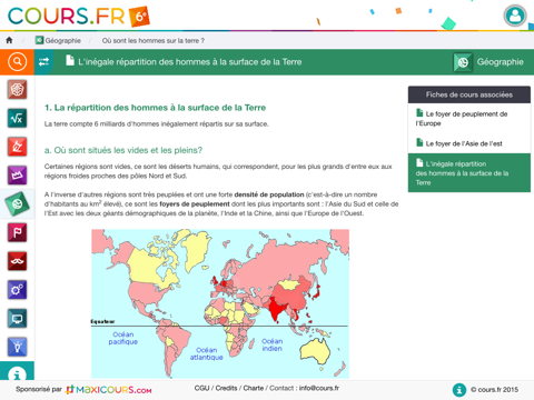 Screenshot #6 pour Cours.fr 6e
