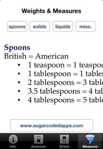 British/American Cooking Converter screenshot 4