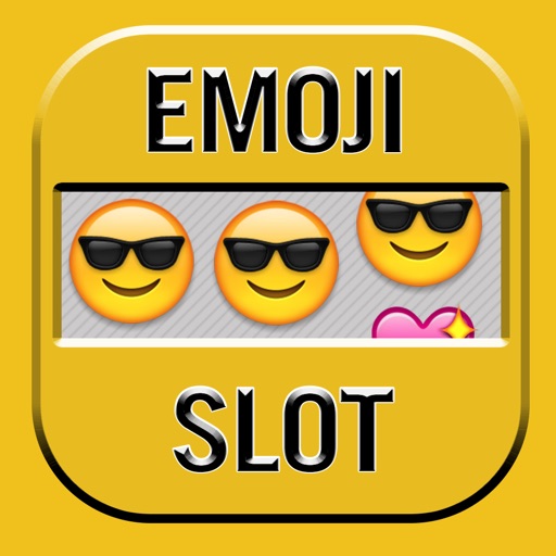 A funny Emoji Slot Machine Casino Game icon