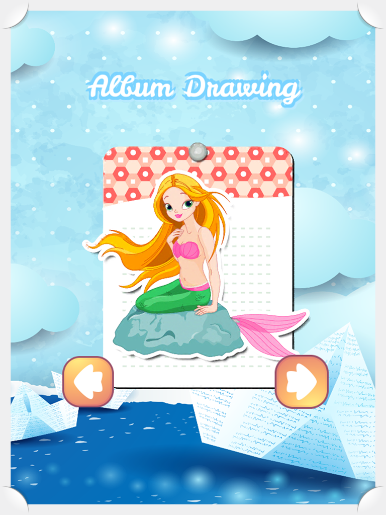 Mermaid Coloring Book Learning Games For Kids 4 th screenshot 7