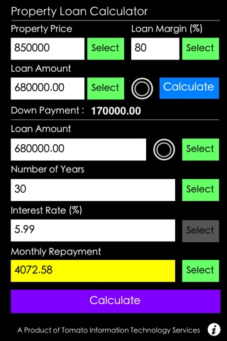 Property Loan Calculator screenshot 2