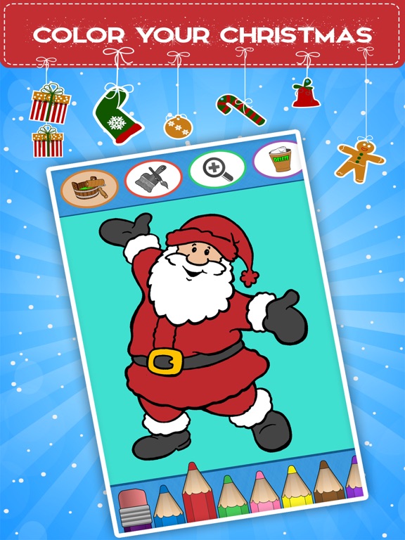 Screenshot #4 pour Coloriage de L'hiver pour les tout-petits: dessin et de peinture Jeux d'enfants pour les petits enfants