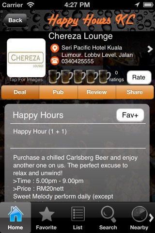 Happy Hours Kuala Lumpur screenshot 3