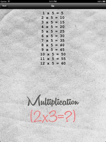 Screenshot #6 pour Learn To Multiply - Times Tables & Quiz