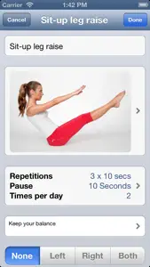 Physio2Go screenshot #1 for iPhone