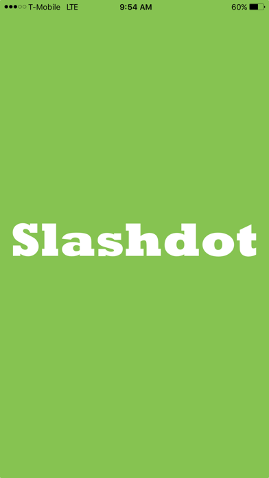 Slashdot News Screenshot