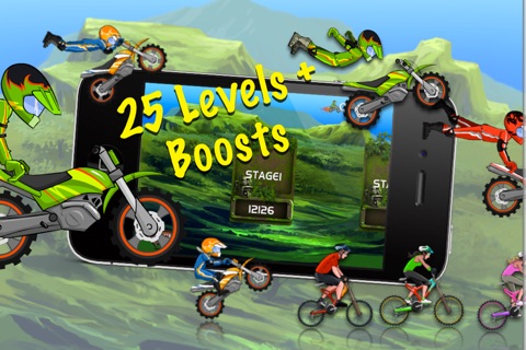 Amazon Bike Race - Mad Mountain Trails Multiplayer racing game screenshot 3