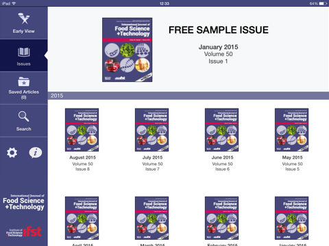 Screenshot #4 pour International Journal of Food Science and Technology