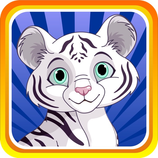 Baby White Tiger Run : Dash Race with Mittens the Super Sonic Cub icon