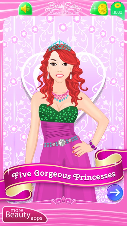 Beauty Salon - Princess Dress Up, Makeup and Hair Studio Game