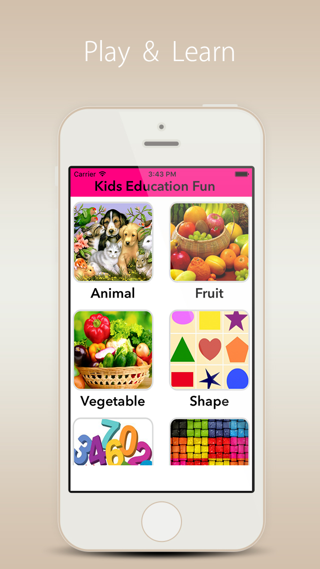 Kids Education Fun - learn shapes - learn numbers- learn alphabets - learn colors