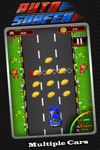 Auto Surfer - Fast & Furious Action paced Car Race n Run joy ride to stunt drive against the hurdles screenshot 3