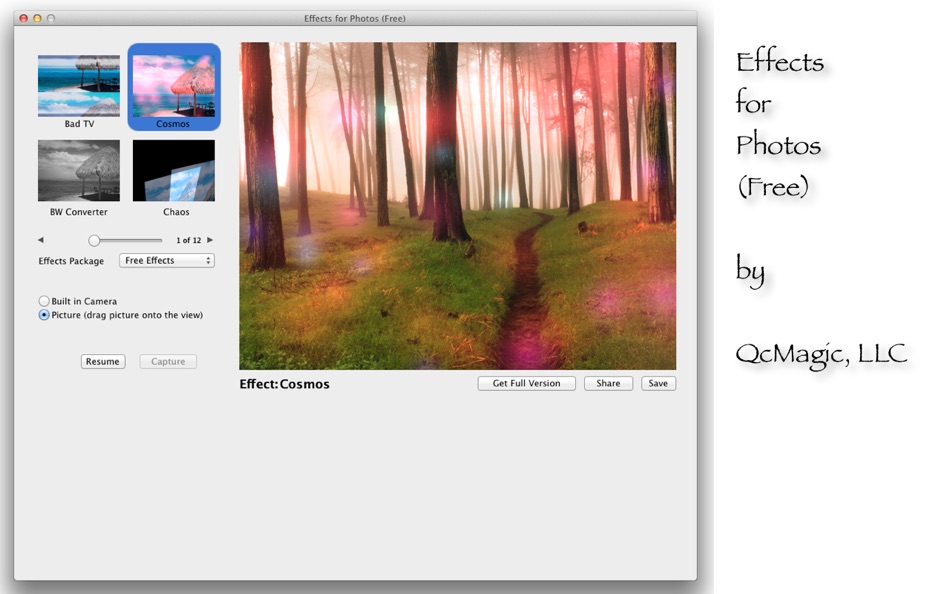 Effects for Photos (Free) for Mac OS X - 4.3.0 - (macOS)