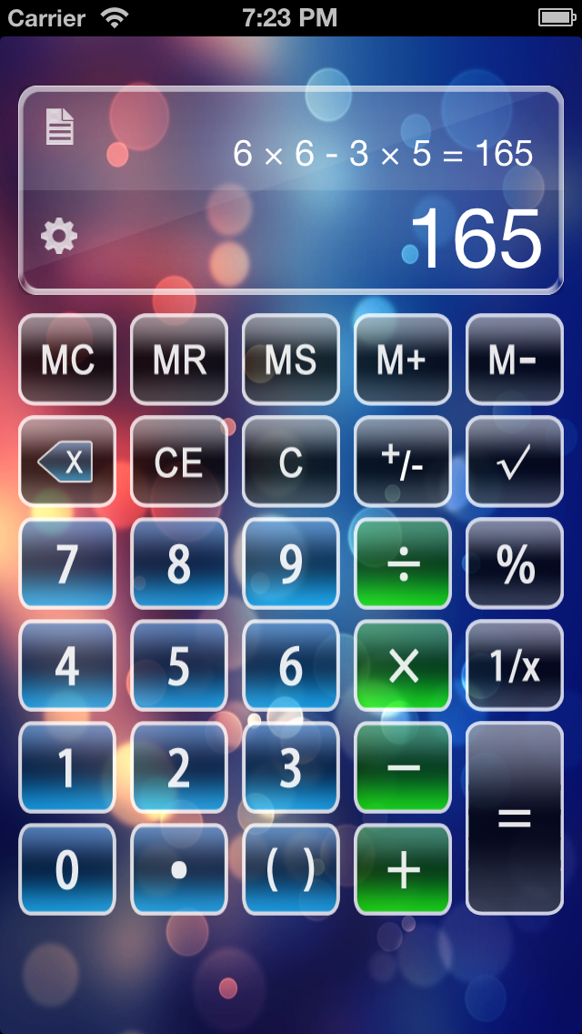 Calculator X Free - Advanced Scientific Calculator with Formula Display & Notable Tapeのおすすめ画像1
