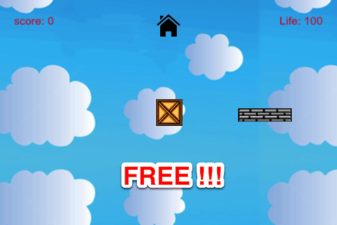 Jumpy Box: Cloudy Sky Fly Free screenshot 4